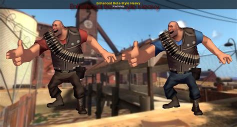 Enhanced Beta Style Heavy [team Fortress 2] [mods]