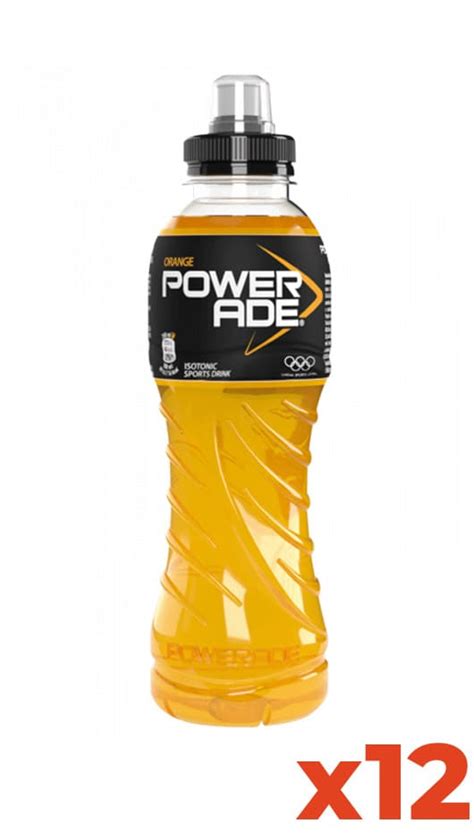 Powerade Orange Pet Pack 50cl X 12 Bottles Bottle Of Italy