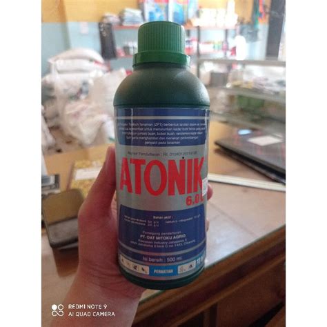 Jual ATONIK 6 0 L 500 ML Pupuk Cair Zat Pengatur Tumbuh Tanaman ZPT