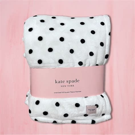 Kate Spade Bedding Nwt Kate Spade Fullqueen Fleece Blanket Poshmark