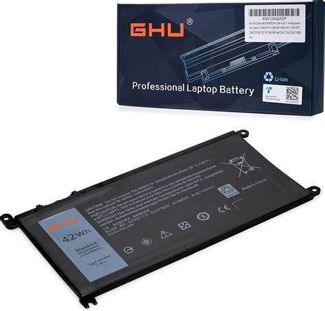 Amazon GHU New Battery Replacement For WDX0R WDXOR 42 WH 11 4V