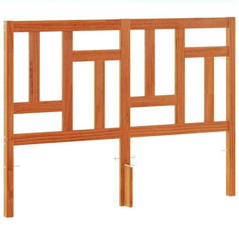 SALUTUYA Tête de lit cire marron 140 cm bois massif de pin DXC6445