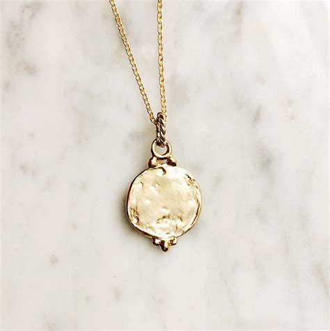 Medallion Pendant Necklace | DOVECOTE