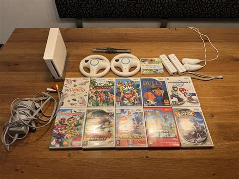 Nitendo Wii Konsole Mit Spiele Mario Kart Etc Kaufen Auf Ricardo