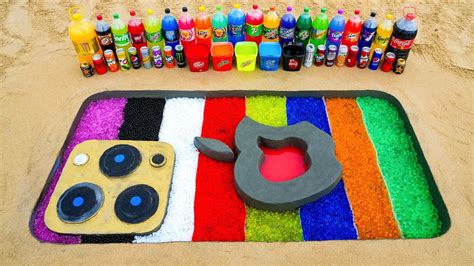 How To Make Giant Rainbow IPhone 15 With Orbeez Coca Cola Monster