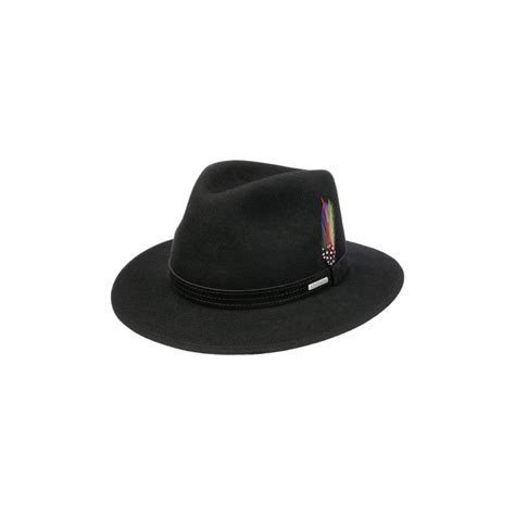 Chapeau Traveller Noir Stetson Reference 2776 Chapellerie Traclet