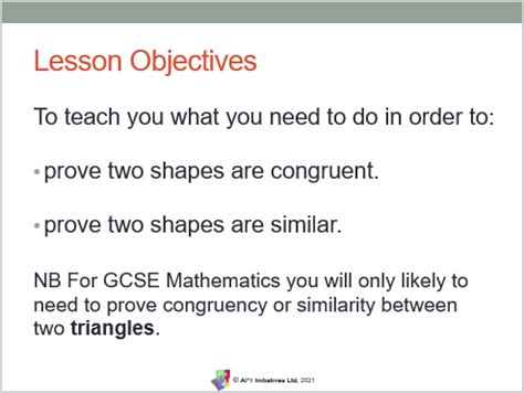 Apt4Maths 10 GCSE KS3 Maths Geometry Measures Lesson PowerPoint