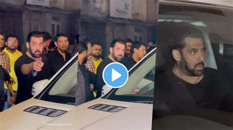 Salman Khan Gets Angry As Paparazzi Video Viral