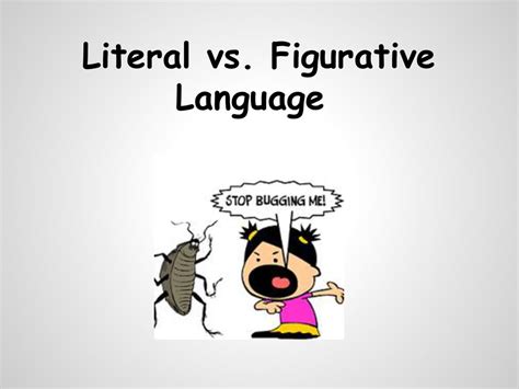 Literal Vs Figurative Language Ppt Download