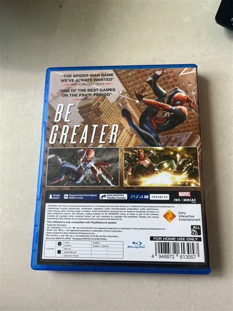 Marvel Spider Man Game Of The Year Edition Ps4 Disc Video Gaming