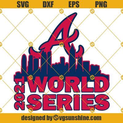 Atlanta Braves World Series Svg Atlanta Braves World Series