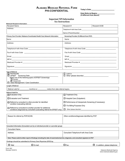 Form 362 Fill Out Sign Online And Download Fillable Pdf Alabama