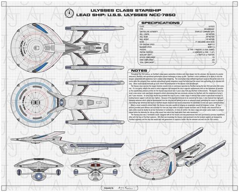 Ulysses Class Dreadnought Starfleet Ufp By Ajsrealms On Deviantart