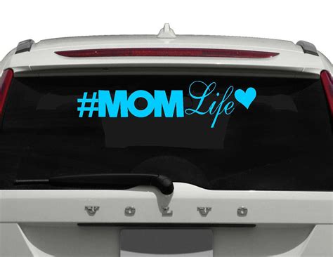 Mom Life Car Decal Mom Life Decal For Women Decal For Dad Etsy