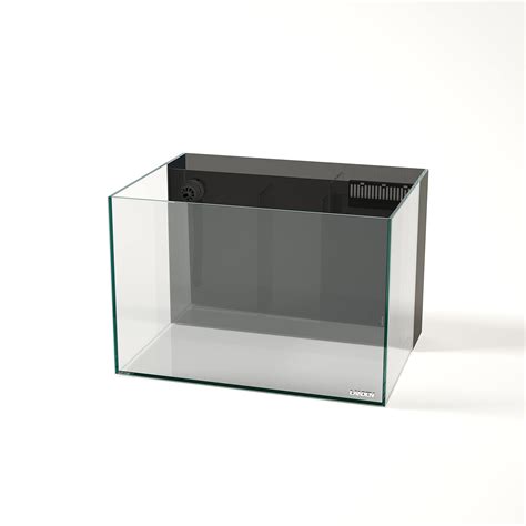 LANDEN Ultra Clear Glass Rimless Low Iron Aquarium Tank With Rear