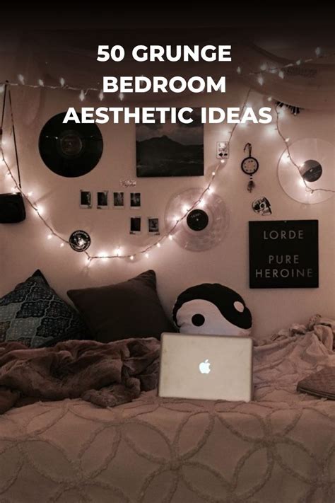 Grunge Bedroom Aesthetic Ideas Fairy Lights Bedroom Diy Fairy