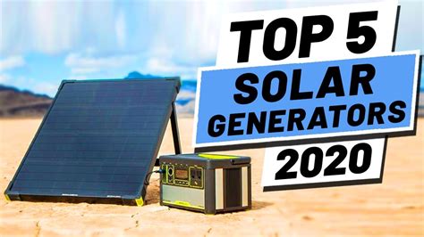 Top 5 Best Solar Generators 2020 Youtube