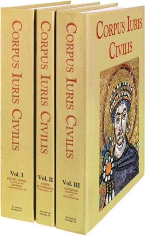 Corpus Iuris Civilis 9781584779780 Justinian Boeken Bol