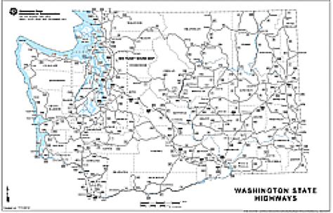 Washington State Road Map Printable - Printable Map