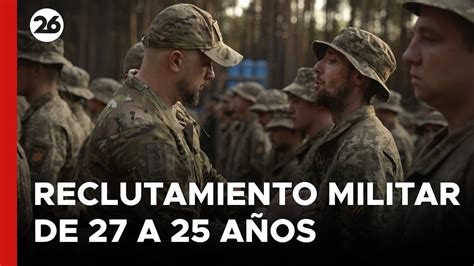 Ucrania reduce la edad de reclutamiento de 27 a 25 años Videos