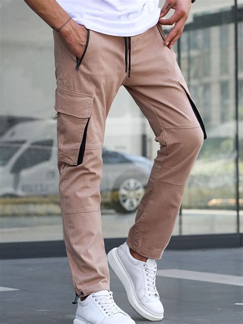 Bej Slim Fit Gabardin Erkek Kargo Pantolon W K Z Y Lcw