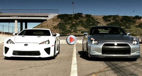 THE CAR Japanese Grudge Match Nissan GT R Vs Lexus LFA