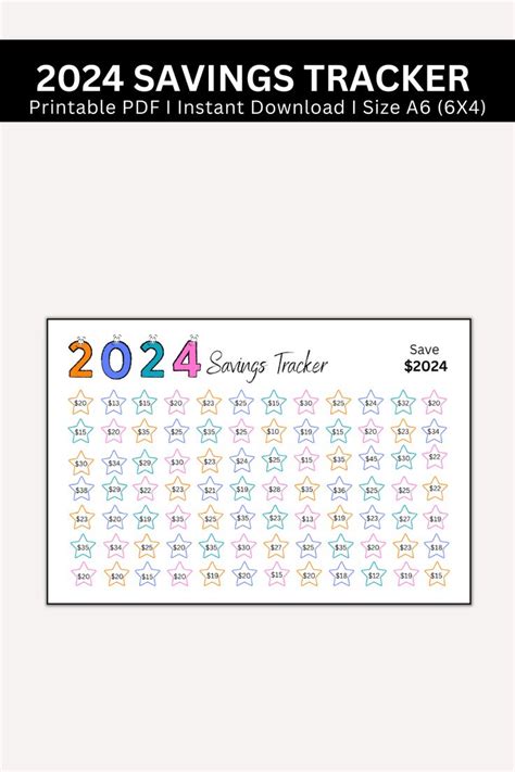 Buy 2024 Saving Challenge Printable Save 2024 In 2024 2024 Money Online In India Etsy