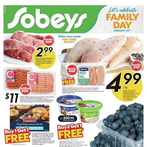 Sobeys Weekly Flyer Weekly Savings NB Bilingual Feb 16 22