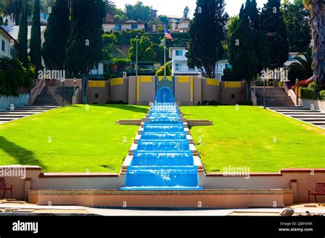 The Cascades Waterfall in Monterey Park, California Stock Photo - Alamy