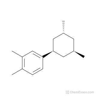 4 3R 5R 3 5 Dimethylcyclohexyl 1 2 Dimethylbenzene Structure