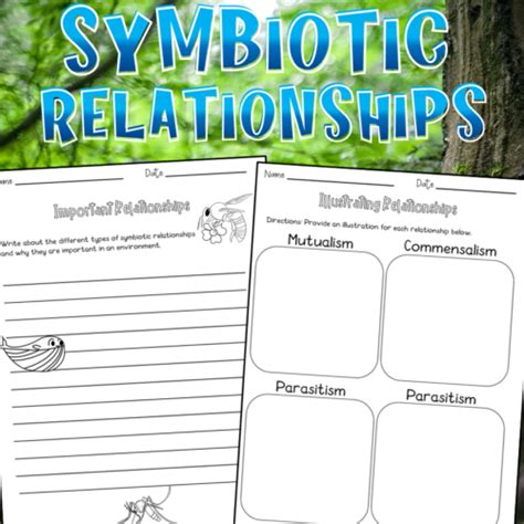 Symbiotic Relationships Worksheets BOOM Cards Distance Learning