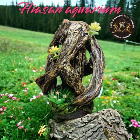 jual hiasan dekorasi ornamen aquarium aquascape rumah ikan hiasan