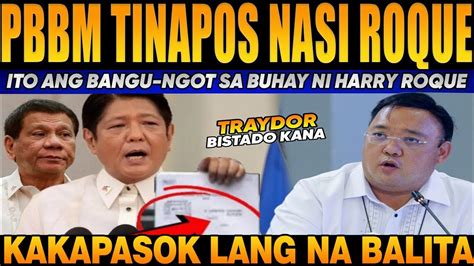 BISTADO KANA HARRY ROQUE NAGPA NIC Sa PASAB0G Ni PBBM FPRRD SUMAB0G Sa