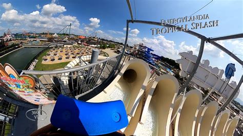 EnergyLandia Tropical Splash Left Slide 360 VR POV Onride YouTube