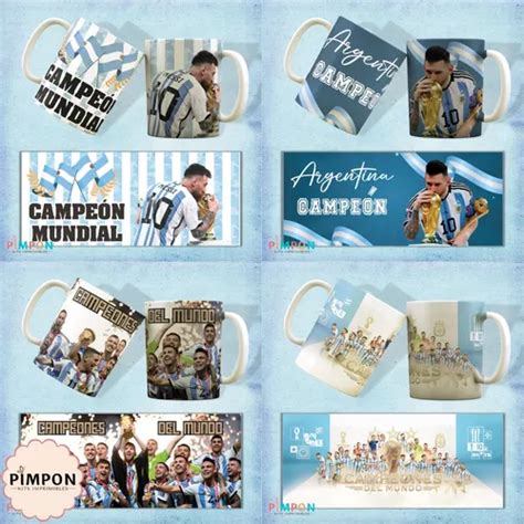 Plantillas Para Sublimar Tazas Argentina Campeon Mundial En Venta En