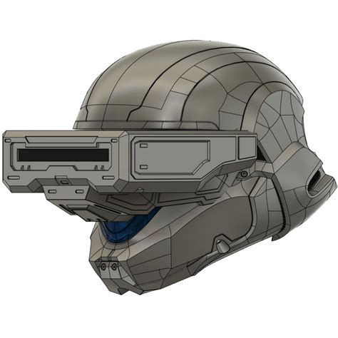 Odst Helmet D Model For Cosplay Armour Inspired By Halo Etsy Uk