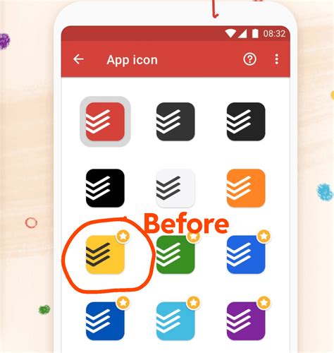 Android app icon color : r/todoist