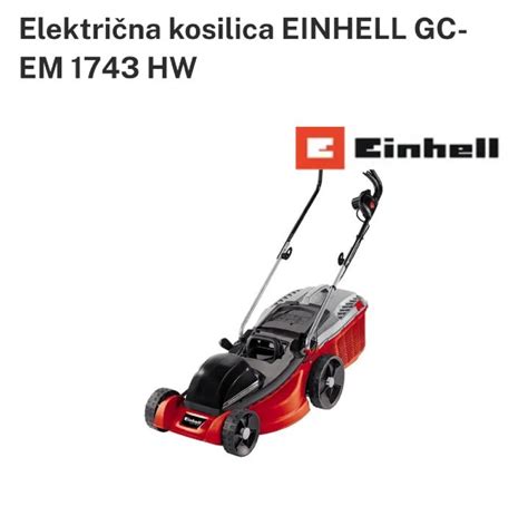 Elektri Na Kosilica Einhell Gc Em Hw