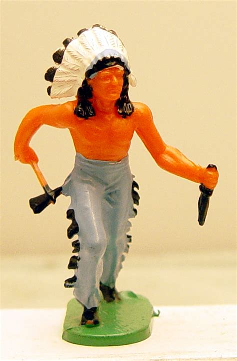 Elastolin Indianer Mit Tomahawk Und Messer Germantoys De