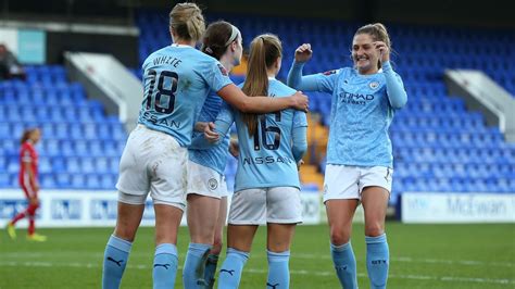 Manchester City Women 3 0 Liverpool Fc Women Laura Coombs On Target In