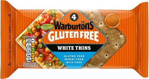 Warburtons Gluten Free White Sandwich Thins Uk Grocery