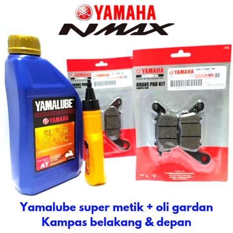 PAKET 4 PRODUK YAMAHA NMAX N MAX YAMALUBE OLI GARDAN KAMPAS DEPAN