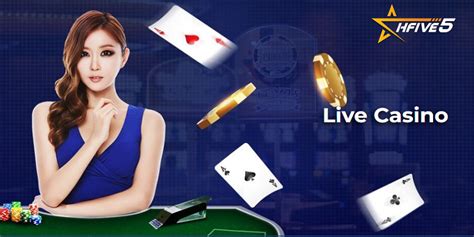 Types of live casino games provided in Hfive5?