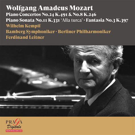 Wolfgang Amadeus Mozart Piano Concertos Nos 8 24 Piano Sonata No