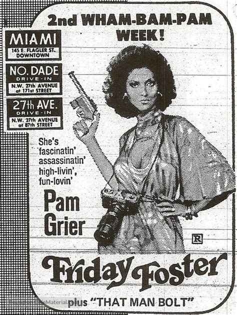 Newspaper Friday Foster Released Dec 25 1975 With Pam Grier Yaphet