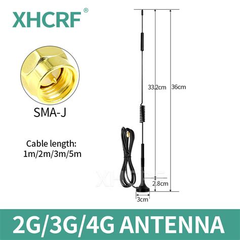 4g Lte High Gain Suction Cup Antenna 2g 3g Cdma Gsm Gprs Nb Iot Dtu Module Full Netcom Sma Male