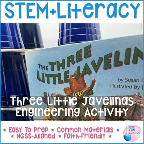 Three Little Javelinas | STEM and Literacy Activity - Classful