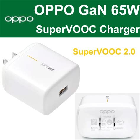 Oppo Cargador Original Supervooc De W Cargador Gan Para Find X