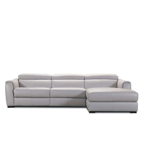 Baxter: 3 Seater chaise sofa in Leather