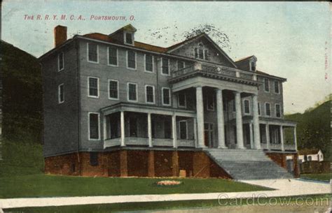 The RR YMCA Portsmouth, OH Postcard